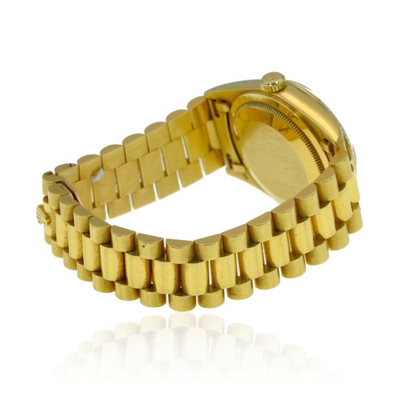 Rolex Mens Day-Date President Watch 18KY Solid Gold Champagne Dial 18238 MINT - Picture 11 of 11